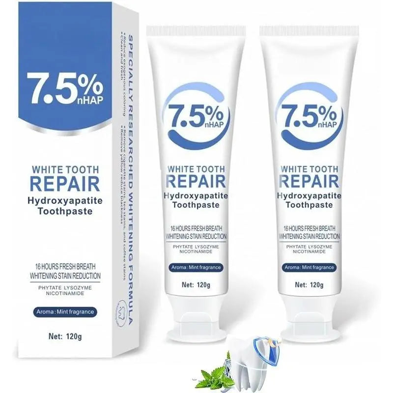 7.5% Nanoscale Hydroxyapatite Mouthwash, Specially Formulated Tooth Remineralization Solution for Enamel Protection, Mild Mint Teeth Sensitivity Solution for Daily Oral Care & Fresh Breath