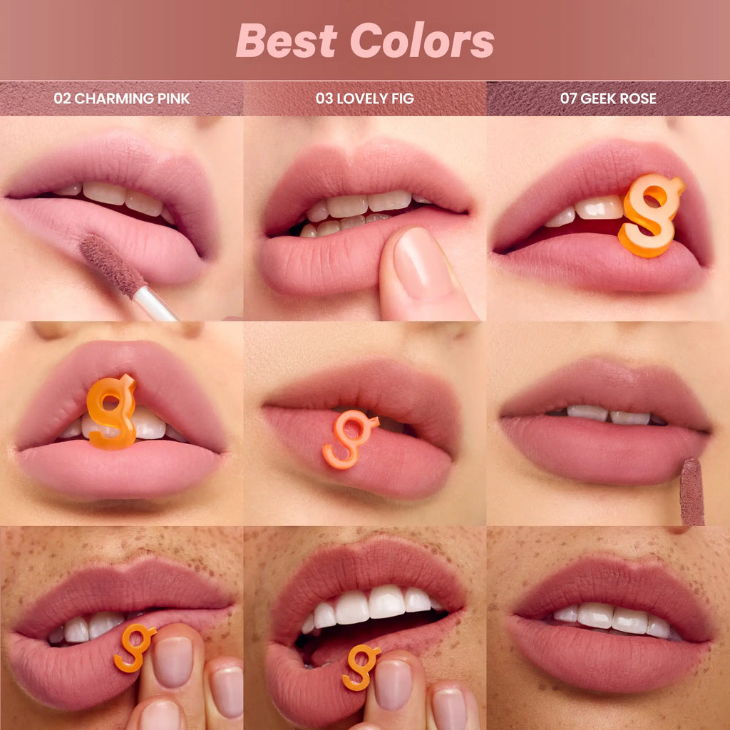 Colorgram Blurry Lip Duo - Nude Blur Tint | K-Beauty Makeup | Soft Matte Lip Stain | Powdery Finish | 2-In-1 Lip & Cheek | Lightweight & Buildable I Summervibes