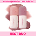 Colorgram Blurry Lip Duo - Nude Blur Tint | K-Beauty Makeup | Soft Matte Lip Stain | Powdery Finish | 2-In-1 Lip & Cheek | Lightweight & Buildable I Summervibes