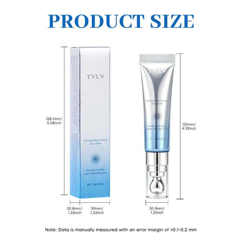 Caffeine Iron Eye Cream – Caffeine Infused Formula, Anti-Wrinkle & Firming, Dark Circle & Puffy Eye Reduction for Smooth Under-Eye Skin, Fine Line Repair & Long-Term Eye Care - Daily Eye Care Essential for Women, Skin Care Cosmetics, Eye Treatment Creams