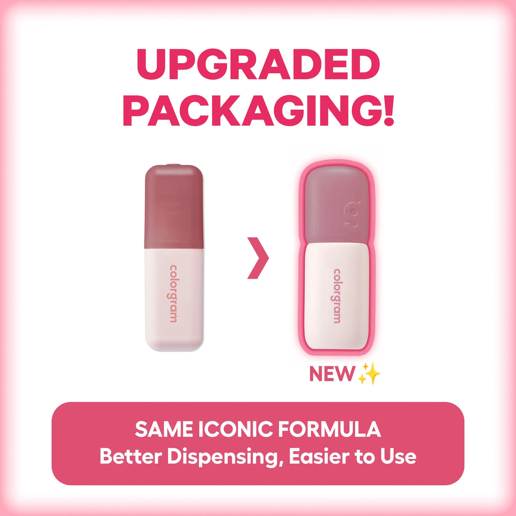 Colorgram Blurry Lip Duo - Nude Blur Tint | K-Beauty Makeup | Soft Matte Lip Stain | Powdery Finish | 2-In-1 Lip & Cheek | Lightweight & Buildable I Summervibes