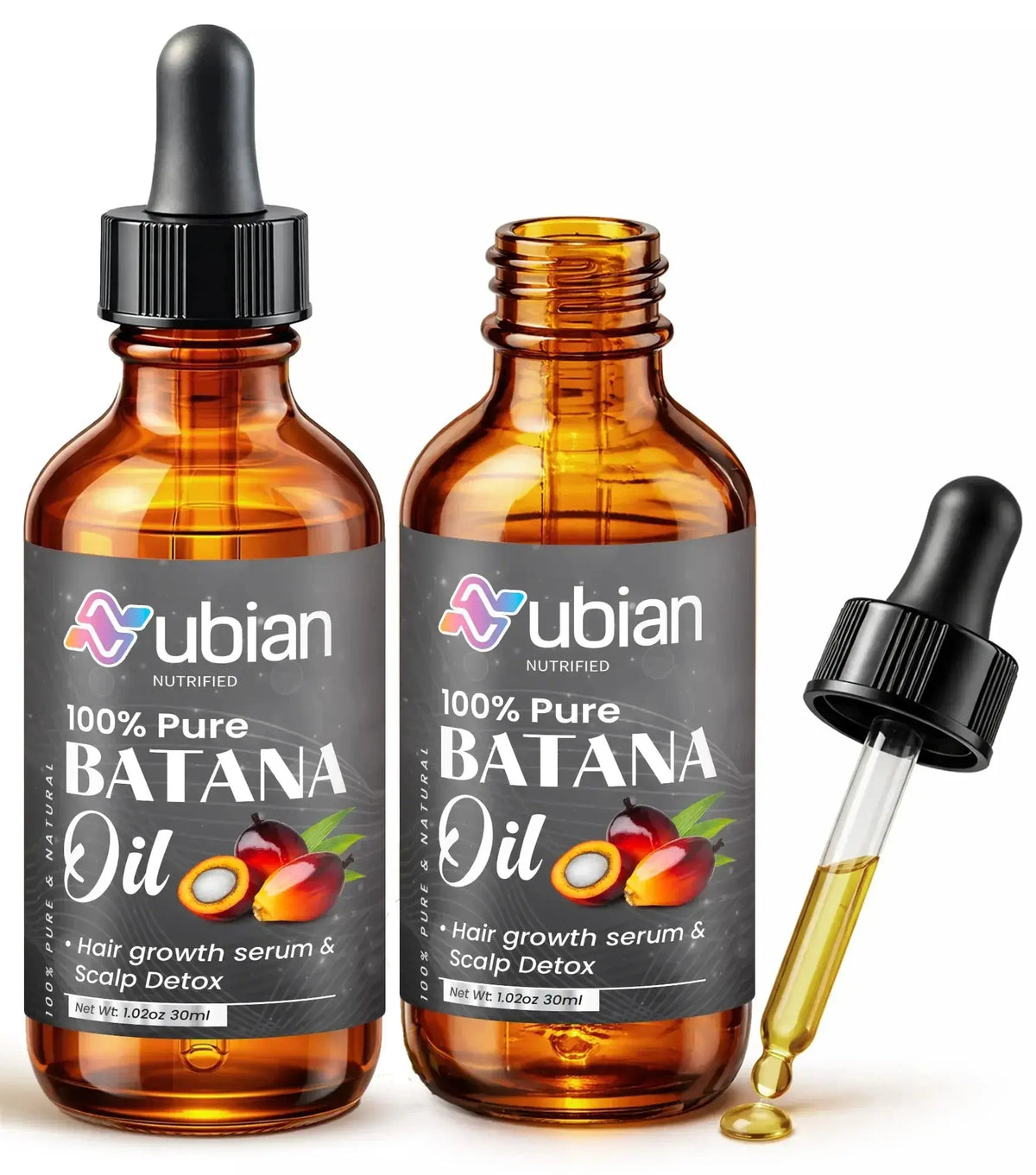 Revitalize Your Hair with 100% Pure Batana Oil - Natural Treatment for Thinning Hair, Enhances Shine & Reduces Breakage | Deep Conditioning for All Hair Types - 1Oz