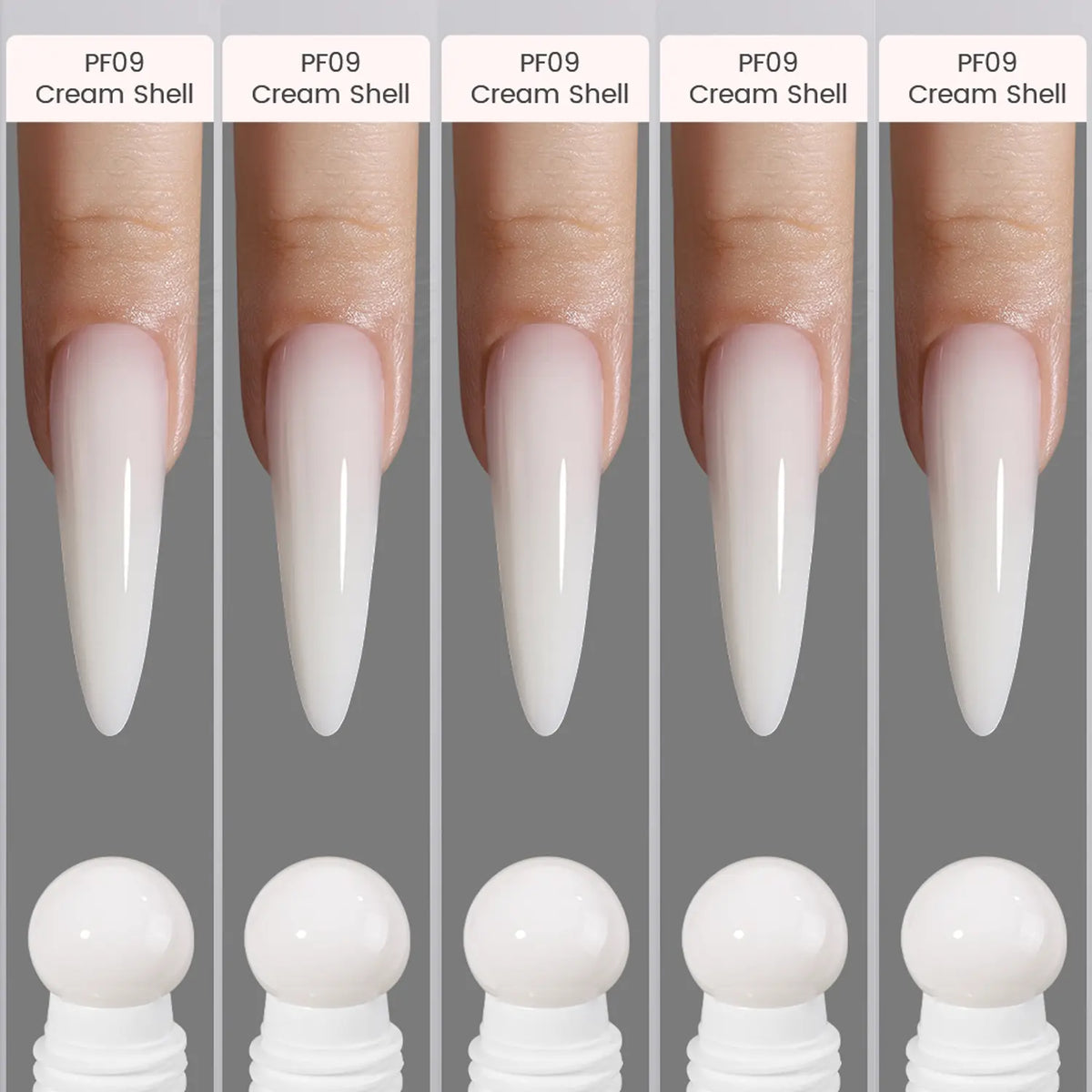 YOKEFELLOW PUREFORM Nail Extension Gel PF11 Peach Blush Nude Pink Color Hema-Free Tpo-Free Tmpta-Free 100% Pure Gel Poly Nail Gel for Professional Salon Use 50G/1.76 Oz