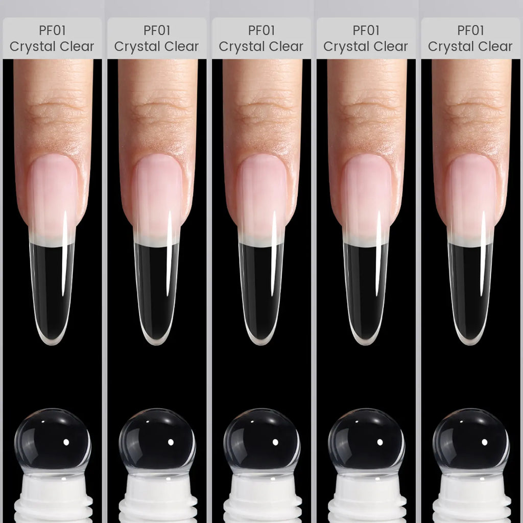 YOKEFELLOW PUREFORM Nail Extension Gel PF11 Peach Blush Nude Pink Color Hema-Free Tpo-Free Tmpta-Free 100% Pure Gel Poly Nail Gel for Professional Salon Use 50G/1.76 Oz