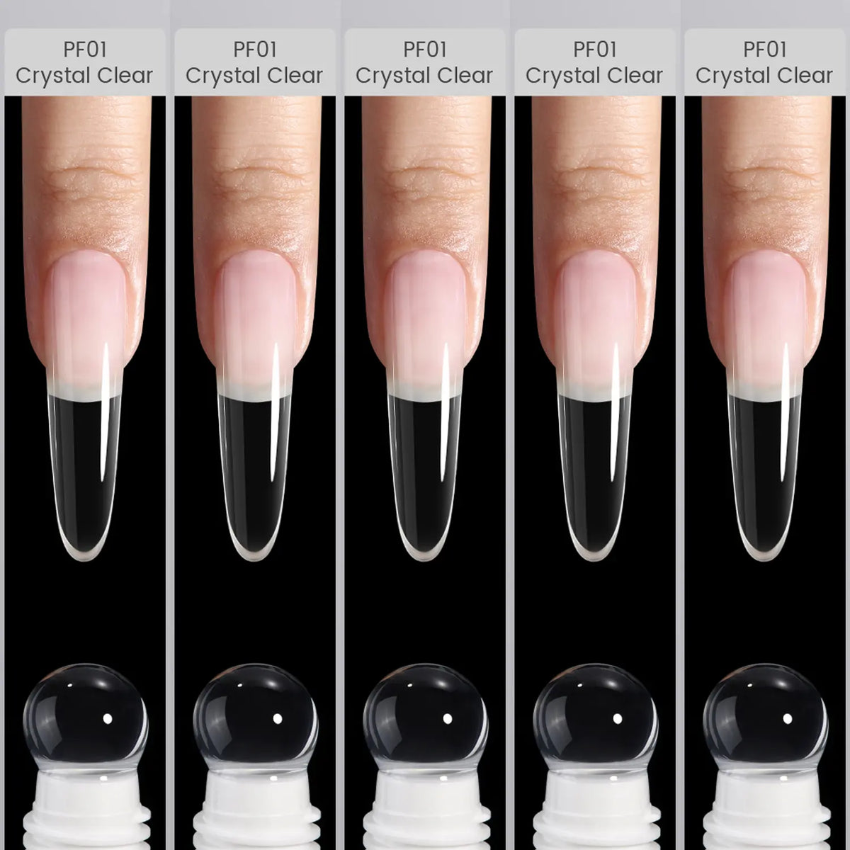 YOKEFELLOW PUREFORM Nail Extension Gel PF11 Peach Blush Nude Pink Color Hema-Free Tpo-Free Tmpta-Free 100% Pure Gel Poly Nail Gel for Professional Salon Use 50G/1.76 Oz