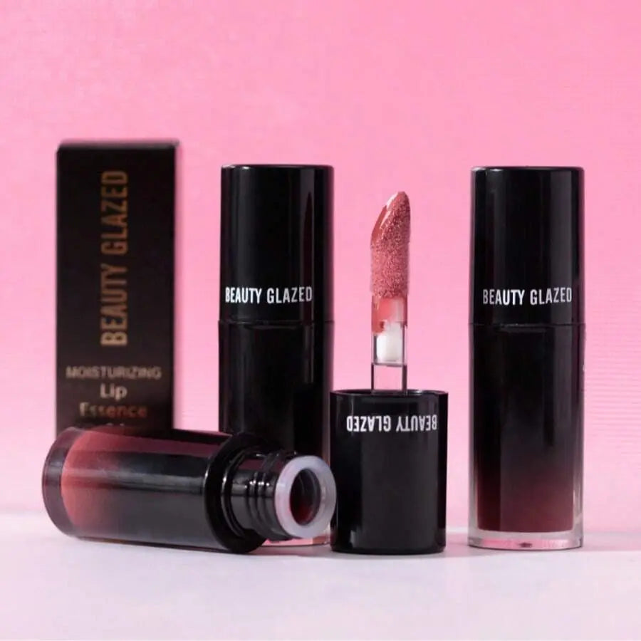 Beauty Glazed 2-Pack Cosmetic Makeup Products Set (B209#101) - Lip Combo with Nourishing Gloss, Skin-Friendly Brown Lip Liner, 3D Precise Outline, Long-Lasting Matte Finish, Adult Daily Wear Essential