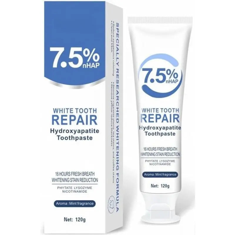 7.5% Nanoscale Hydroxyapatite Mouthwash, Specially Formulated Tooth Remineralization Solution for Enamel Protection, Mild Mint Teeth Sensitivity Solution for Daily Oral Care & Fresh Breath