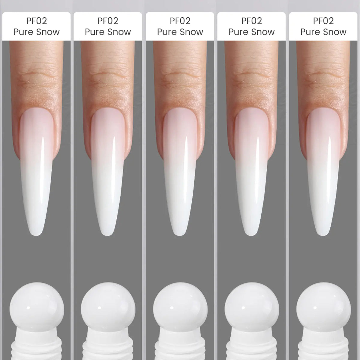 YOKEFELLOW PUREFORM Nail Extension Gel PF11 Peach Blush Nude Pink Color Hema-Free Tpo-Free Tmpta-Free 100% Pure Gel Poly Nail Gel for Professional Salon Use 50G/1.76 Oz