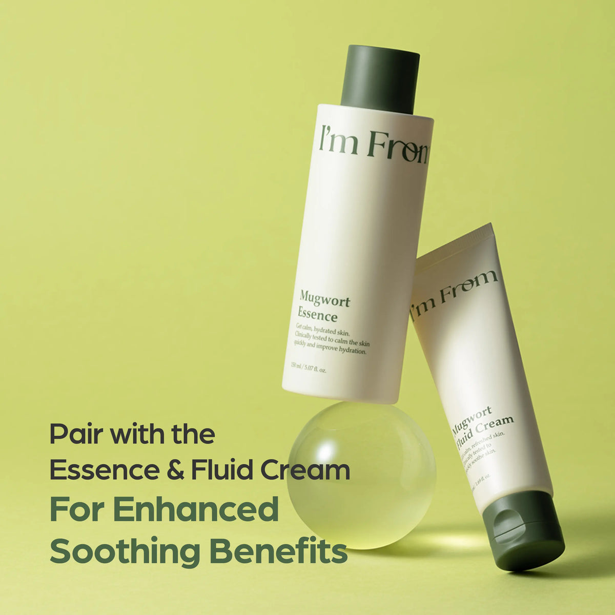 Revitalize Your Skin with I’M from Mugwort Essence - Soothing Hydration for Sensitive Skin, 5.41 Fl.Oz of Pure Korean Skincare